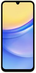 Samsung Galaxy A15 5G pametni telefon, 4 GB/128 GB, rumen (SM-A156BZYDEUE)