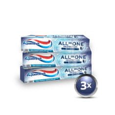 Aquafresh All in One Protection Pure Breath zobna pasta, 3x100 ml
