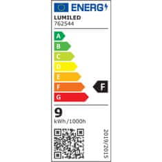 LUMILED Pametna LED žarnica E27 A60 9W = 60W 900lm RGB CCT + bela WIFI TUYA SMART