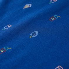 Greatstore Otroška majica brez rokavov temno modra 104