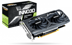 inno3D GeForce GTX 1650 GDDR6 Twin X2 OC V2 grafična kartica, 4 GB GDDR6 (N16502-04D6X-171330N)