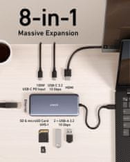 Anker 555 USB-C Hub, 8v1