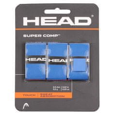 Head Super Comp overgrip wrap tl. 0,5 mm, modra, pakiranje po 3