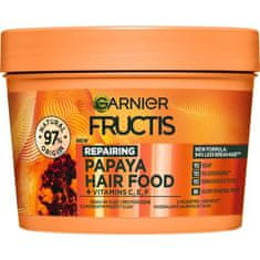 Garnier Fructis Hair Food Papaya Repairing Mask hranilna maska za poškodovane lase 400 ml za ženske