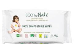 ECO by Naty Sensitive 56 kosov, brez vonja - vlažni robčki