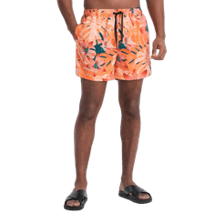 OMBRE Moške plavalne hlačeV1 OM-SRBS-0140 oranžne barve MDN124996 XL