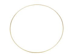 Kovinski krog za lovilec sanj / za dekoracijo Ø60 cm - zlati