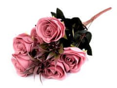 Umetni šopek vrtnic - stara roza St.