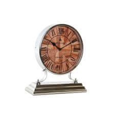 NEW Ceas de masă DKD Home Decor 30 x 9,5 x 33 cm Naraven Srebrna Aluminij Mangov les Tradicionalna