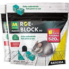 NEW Strup za podgane Massó Roe-Block 260 gr + 260 gr 520 g