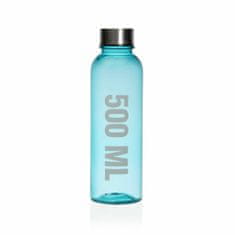 NEW Steklenica z vodo Versa 500 ml Modra Jeklo polistiren Spojina 6,5 x 21,5 x 6,5 cm