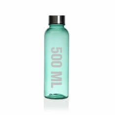NEW Steklenica z vodo Versa Zelena 500 ml Jeklo polistiren 6,5 x 21,5 x 6,5 cm