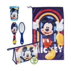 NEW Otroški kozmetični potovalni set Mickey Mouse Modra (23 x 16 x 7 cm) (4 pcs)