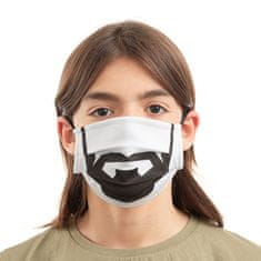 NEW Higienska maska iz tkanine za ponovno uporabo Beard Luanvi Velikost M Paket 3 enot