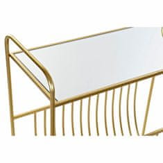 NEW Stojalo za revije DKD Home Decor Ogledalo Zlat Kovina (76 x 35 x 83 cm)