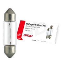 AMIO c5w festoon halogenske žarnice 41mm 12v 10 kosov amio-02554