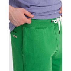 OMBRE Moške športne hlače V4 OM-SRSK-0105 zelena MDN125219 S