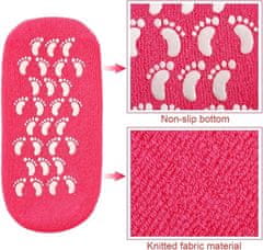 SOLFIT® Nogavice za nego stopala, Silikonske nogavice za suha in razpokana stopala ( Roza, 1 par) | PEDISOCKS