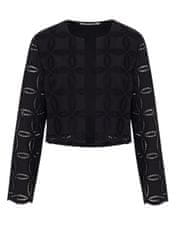 Orsay Črna ženska jakna z vzorcem 42