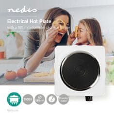 Nedis Electric Cooking Plates | Cooking zones: 1 | 1500 W | Overheating protection | White 