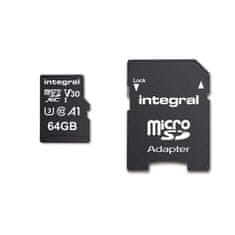 Nedis 64GB high-speed microSDHC/XC V30 UHS-I U3 memory card 