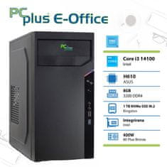 PCplus e-office namizni računalnik, i3-14100, 8GB, SSD1TB, DOS (145939)