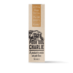 CBD Poor Dog Charlie kapljice z aromo arašidov