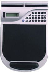Podloga za miško s kalkulatorjem, srebrno/črna