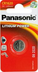 Panasonic baterija Lithium CR1620L, 3V, 1 kos