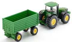 SIKU Farmer: traktor John Deere s prikolico, 1:50