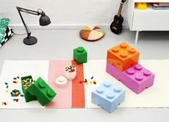 LEGO škatla za shranjevanje 125x250x180 mm, rumena