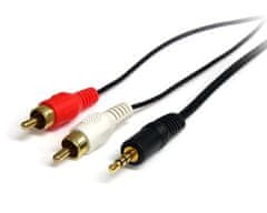 Sinnect kabel Audio 3,5mm Stereo to 2 x RCA, 10m, M/M (14.110)