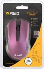 Yenkee Brezžična miška MONACO, vijolična (YMS 2015PE)