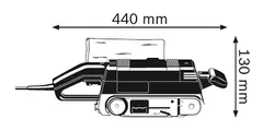 BOSCH Professional tračni brusilnik GBS 75 AE (0601274708)