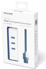 TP-Link UE330 USB 3.0 to Gigabit ethernet RJ45 10/100/1000Mbps, 3x USB hub