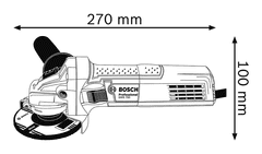 BOSCH Professional kotni brusilnik GWS 750-115 (0601394000)