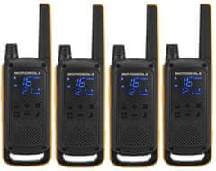 Motorola komplet radijskih postaj T82 Extreme Walkie Talkie Quad Pack