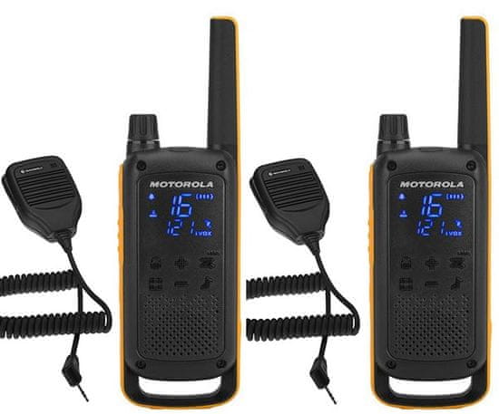 Motorola radijska postaja Walkie Talkie T82 Extreme RSM, rumeno-črna
