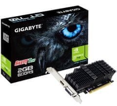 Gigabyte grafična kartica GeForce GT 710, 2GB LP, silent (GV-N710D5-2GL)