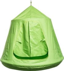 Woody viseči šotor ptičje gnezdo, zelen