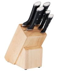 Tefal komplet leseno stojalo za nože ICE FORCE + 5 nožev K232S574