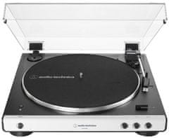 Audio-Technica AT-LP60XBT gramofon, Bluetooth, črno-bel