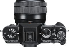 FujiFilm X-T30 fotoaparat + XC 15-45 mm objektiv, črn