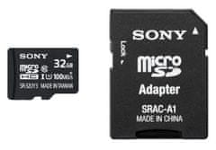 Sony spominska kartica MicroSDHC 32GB, 100 MB/s, UHS-I + adapter