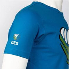 OZS navijaška moška majica, S, modra