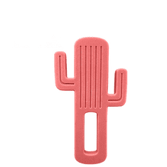 Minikoioi grizalo Cactus, silikon, rdeče