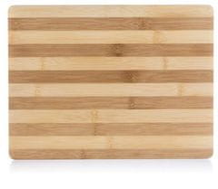 Banquet Brillante Bamboo lesena deska za rezanje z ročaji, 33 × 25 × 1,5 cm