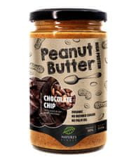 Nature's finest Bio Chocolate Chip Peanut Butter arašidovo maslo, čokolada, 350 g
