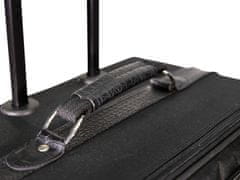 Alia Pacific Traveller potovalni kovček, ABS, M, črn