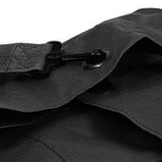 Greatstore Potovalna torba vojaškega stila 85 L črne barve